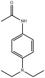 N-(4-(二乙氨基)苯基)乙酰胺 结构式