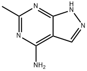 6甲基-1H-吡唑并〔3,4-D]嘧啶-4胺 结构式