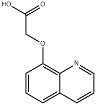 2-quinolin-8-yloxyacetic acid, 5326-89-6, 结构式
