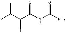 N-(Aminocarbonyl)-2-iodo-3-methylbutanamide 结构式