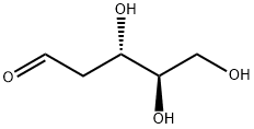 2-脱氧-D-核糖, 533-67-5, 结构式