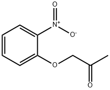 (2-硝基苯氧基)-2-丙酮 结构式