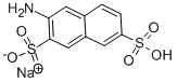 2-氨基-3,6-萘二磺酸单钠盐, 5332-41-2, 结构式