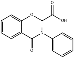 Acetic acid, (2-((phenylamino)carbonyl)phenoxy)- 结构式