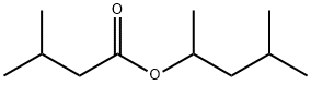 Butanoic acid, 3-Methyl-, 1,3-diMethylbutyl ester 结构式