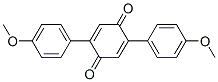 2,5-Bis(4-methoxyphenyl)-2,5-cyclohexadiene-1,4-dione 结构式