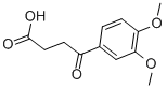 3-(3,4-二甲氧基苯甲酰)丙酸, 5333-34-6, 结构式
