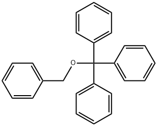 (Trityloxymethyl)benzene 结构式