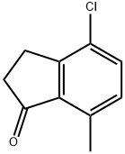 4-氯-7-甲基-1-茚酮, 5333-90-4, 结构式