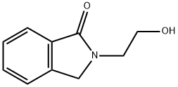 2,3-dihydro-2-(2-hydroxyethyl)-1H-Isoindol-1-one 结构式