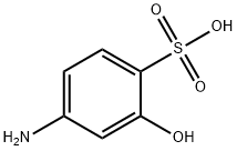 4-Amino-2-hydroxybenzenesulfonic acid 结构式