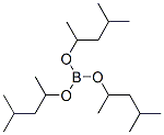Boric acid tris(1,3-dimethylbutyl) ester 结构式