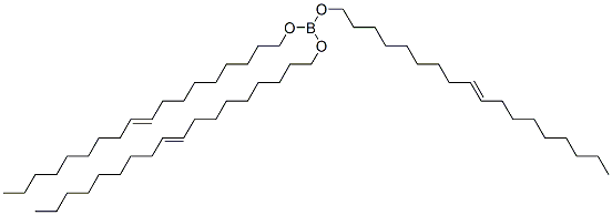 Boric acid tris(9-octadecenyl) ester 结构式