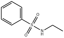 N-乙基苯磺酰胺 结构式