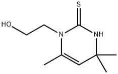 4,4,6-Trimethyl-2,3-dihydro-2-thioxo-1(4H)-pyrimidineethanol 结构式