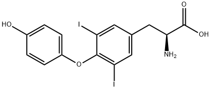 3,5-二碘甲腺氨酸 结构式