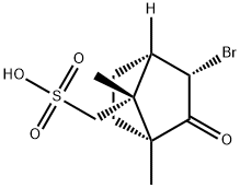 [1R-(endo,anti)]-3-bromo-2-oxobornane-8-sulphonic acid 结构式