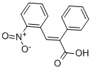 3-(o-Nitrophenyl)-2-phenylpropenoic acid 结构式