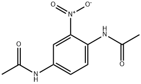 1,4-二乙酰氨基-2-硝基苯 结构式