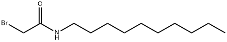 2-溴-N-癸基-乙酰胺 结构式