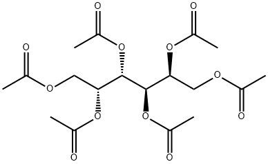 D-Galactitol hexaacetate 结构式