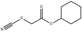 Thiocyanatoacetic acid cyclohexyl ester 结构式