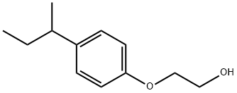2-(4-仲丁基苯氧基)乙醇, 5349-63-3, 结构式