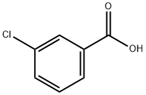 3-氯苯甲酸, 535-80-8, 结构式