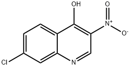 3-硝基-4-羟基-7-氯喹啉 结构式