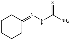 1-(Cyclohexylideneamino)thiourea 结构式