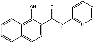 1-羟基-N-2-吡啶基-2-萘酰胺, 5355-36-2, 结构式
