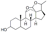 11,18-18,20-diepoxypregnan-3-ol 结构式