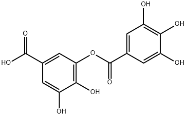 间双没食子酸, 536-08-3, 结构式