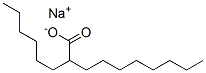 sodium 2-hexyldecanoate 结构式