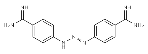三氮脒, 536-71-0, 结构式