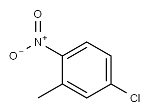 1-ニトロ-2-メチル-4-クロロベンゼン 化学構造式