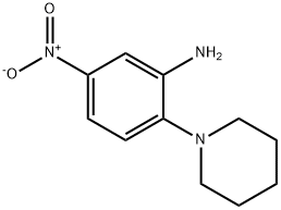 5-硝基-2-哌啶苯胺 结构式