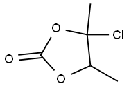 1,3-Dioxolan-2-one,  4-chloro-4,5-dimethyl-, 5368-01-4, 结构式