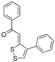 1-Phenyl-2-(4-phenyl-3H-1,2-dithiol-3-ylidene)ethanone Struktur