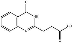 3-(4-氧代-3,4-二氢-喹唑啉-2-基)-丙酸, 5368-37-6, 结构式