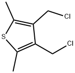 3,4-BIS(CHLOROMETHYL)-2,5-DIMETHYLTHIOPHENE Structure