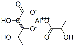 トリス(2-ヒドロキシプロピオン酸)アルミニウム 化学構造式