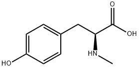 N-甲基L-酪氨酸, 537-49-5, 结构式