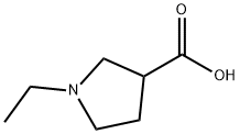 1-ETHYLPYRROLIDINE-3-CARBOXYLIC ACID Structure