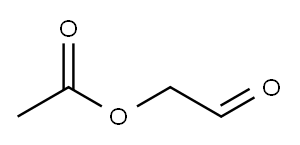 乙酰氧基乙醛, 5371-49-3, 结构式