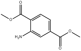 2-氨基对苯二甲酸二甲酯, 5372-81-6, 结构式