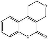 1,4-二氢-2H,5H-吡喃并[3,4-C][1]苯并吡喃-5-酮, 5375-87-1, 结构式