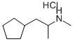 cyclopentamine hydrochloride, 538-02-3, 结构式
