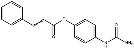 4-cinnamoyloxyphenylurea 结构式