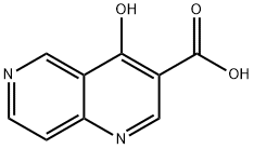 4-hydroxy[1,6]naphthyridine-3-carboxylic acid 结构式